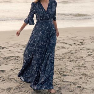 NWT Gal Meets Glam Irene Floral Midnight Blue Size 8